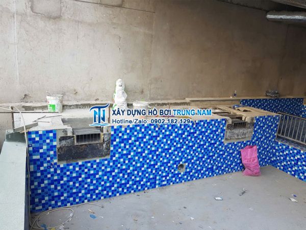 Thi công hồ bơi chung cư SSG - Quận 2 - TP HCM