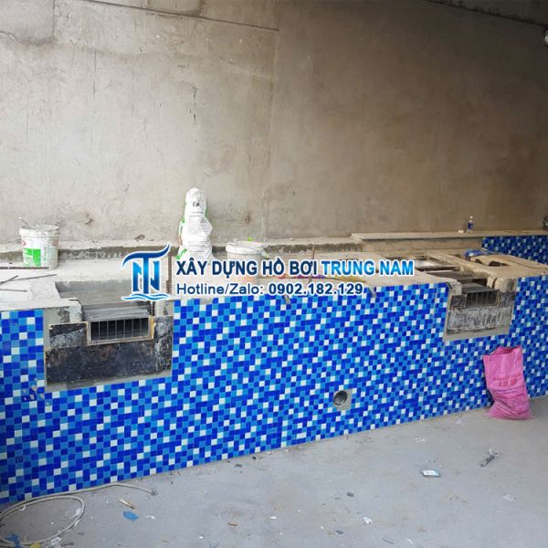 Thi công hồ bơi chung cư SSG - Quận 2 - TP HCM